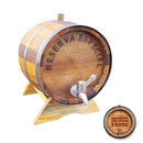 Barril Amburana 10 litros Cachaça Pinga Whisky Torneira Luxo