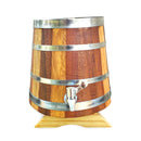 Dorna de Amburana 5 Litros Torneira Luxo Cachaça Pinga Whisky Vinho Gim