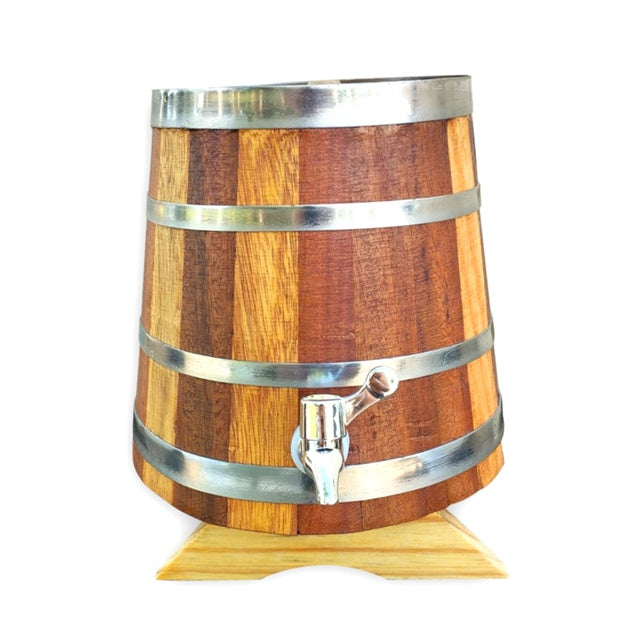 Dorna de Amburana 5 Litros Torneira Luxo Cachaça Pinga Whisky Vinho Gim