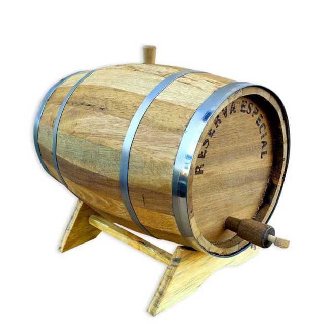 Barril Corote Tonel Madeira Louro Canela 10 litros Cachaça Pinga Whisky Scoth